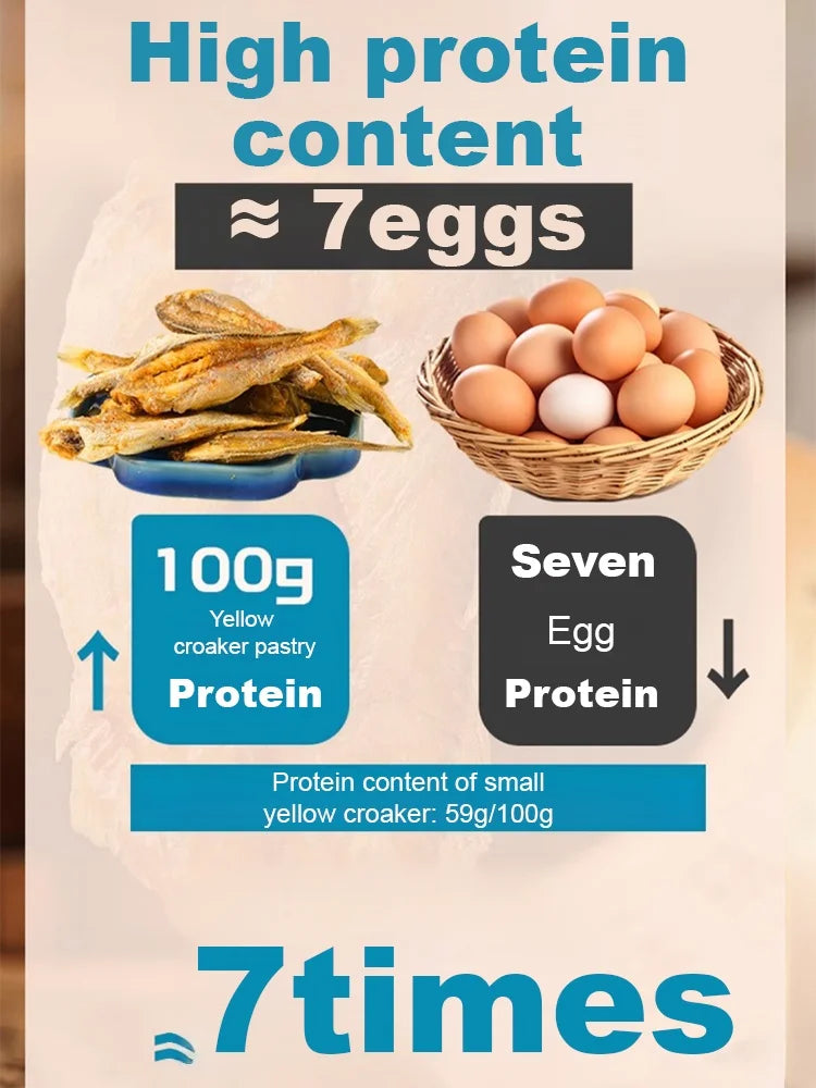 High-protein ready-to-eat deep-sea fish crisps -Evan