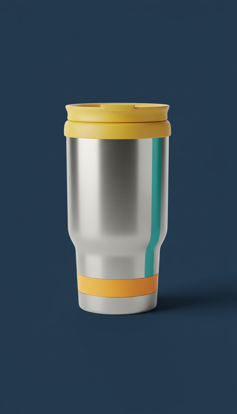 Stainless Travel Mug Leak-Resistant