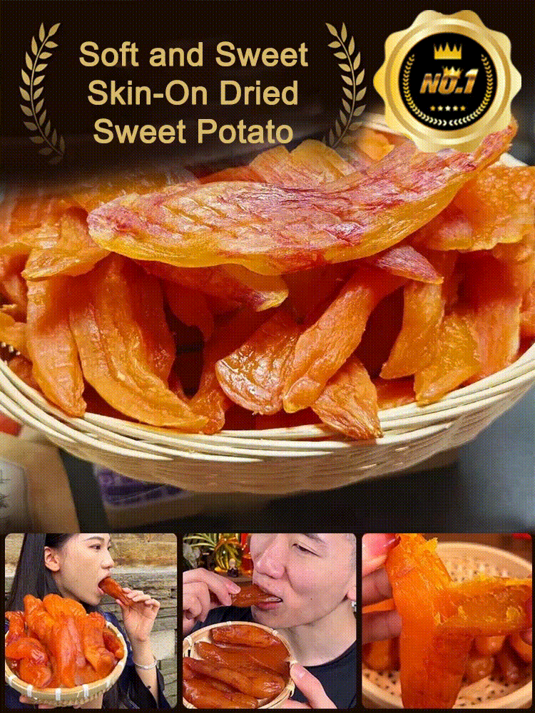 Soft and Sweet Skin-On Dried Sweet Potato -Evan