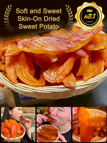 Soft and Sweet Skin-On Dried Sweet Potato -Evan