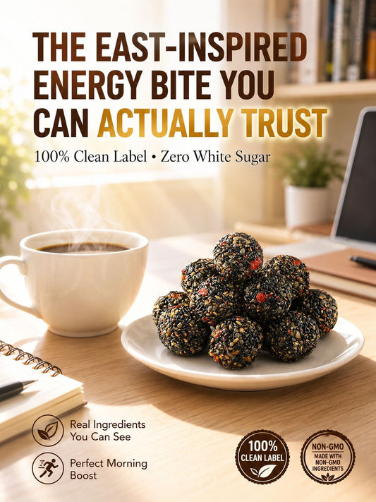 Black Sesame Walnut Date Bites -Evan