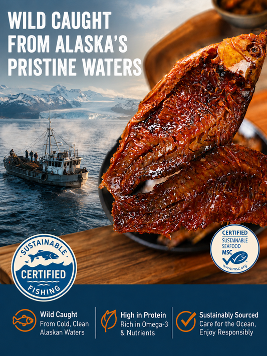 🐟️Gourmet Spicy Whole Fish | Vacuum-Sealed | High Protein Seafood Snack -Evan