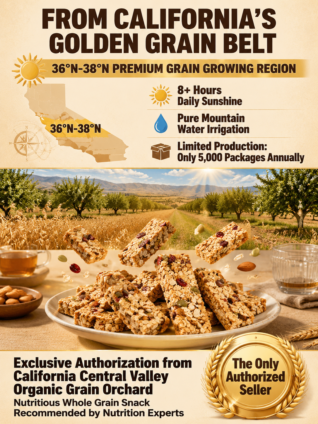 🥚Oat Protein Granola Bars Low Calorie Snack -Evan