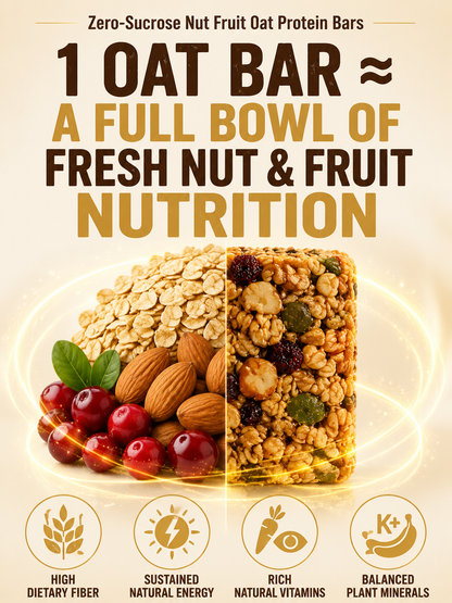 🥚Oat Protein Granola Bars Low Calorie Snack -Evan