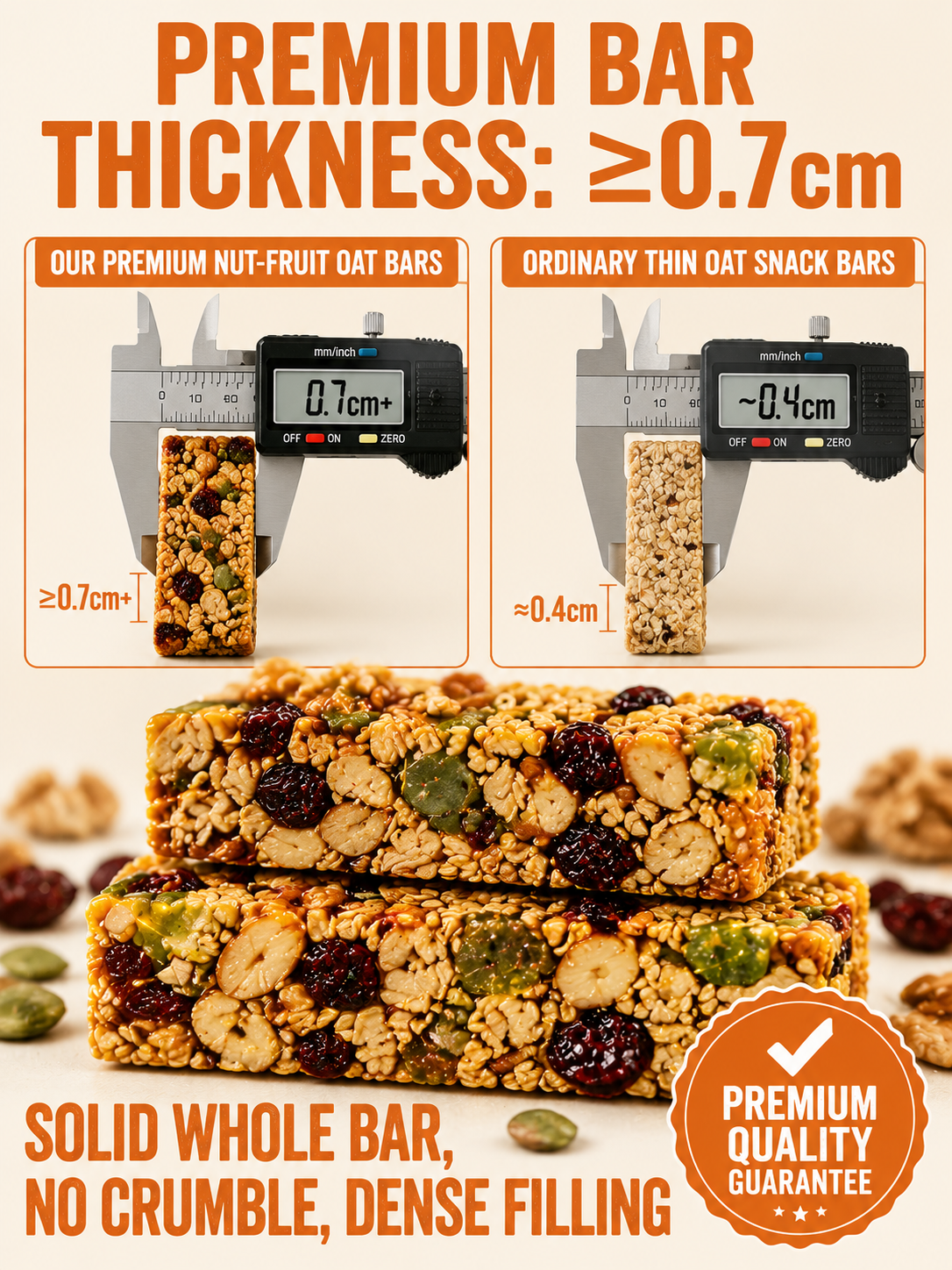 🥚Oat Protein Granola Bars Low Calorie Snack -Evan