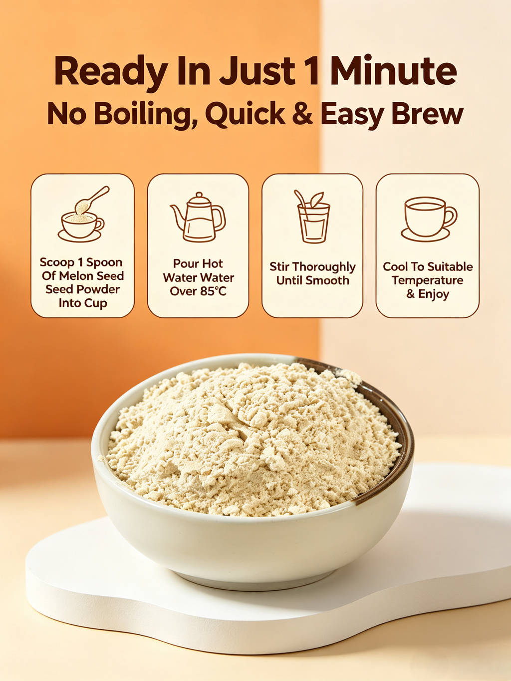 🍈 Premium Seed Powder Blend | Smooth Taste, Easy Nutrition