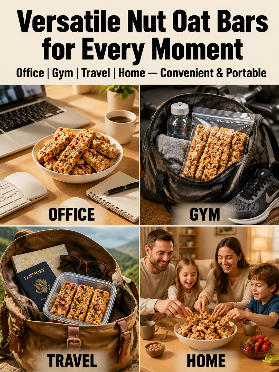 🥚Oat Protein Granola Bars Low Calorie Snack -Evan