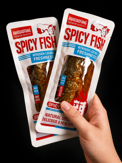 🐟️Gourmet Spicy Whole Fish | Vacuum-Sealed | High Protein Seafood Snack -Evan